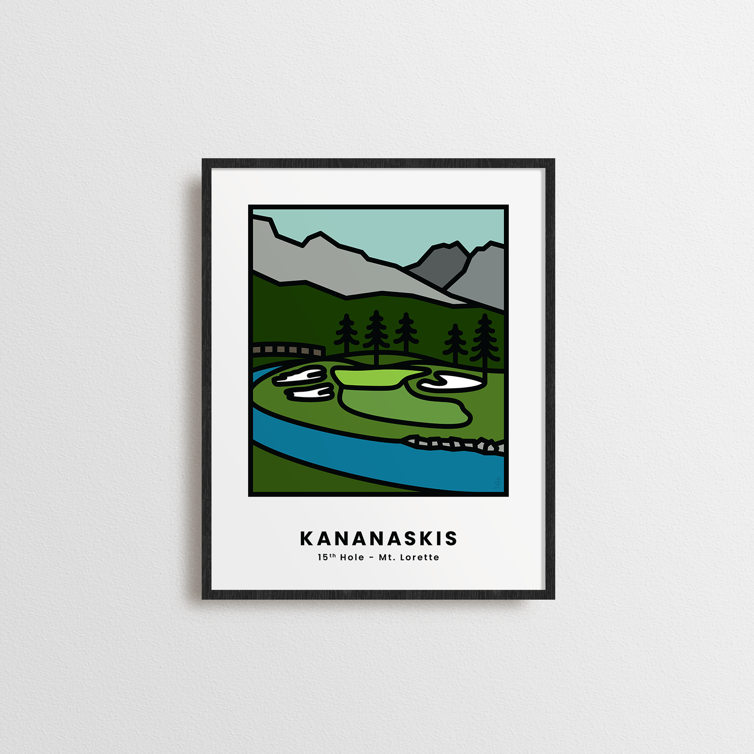Kananaskis - 15th Hole - Mt. Lorette