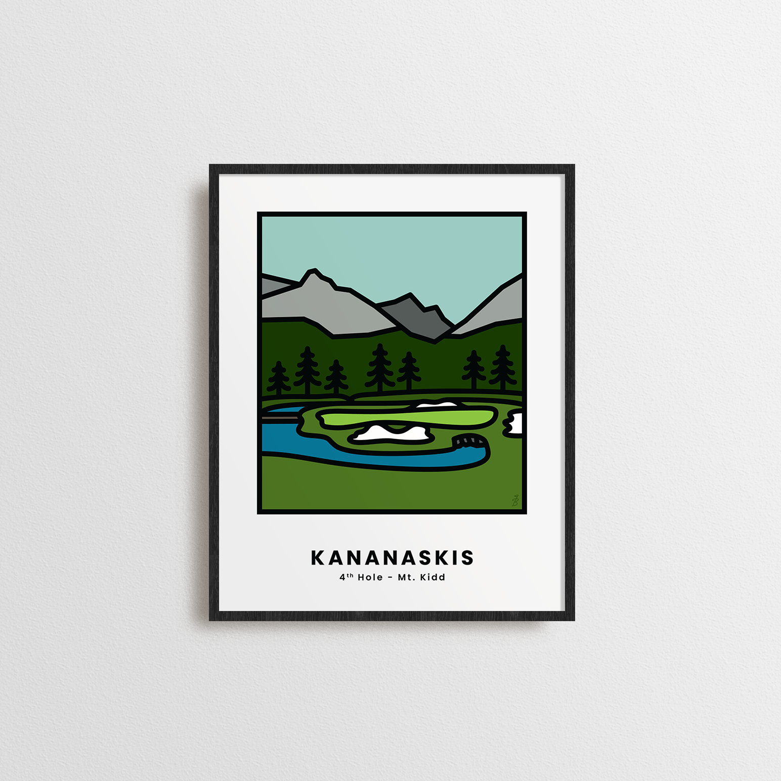 Kananaskis - 4th Hole - Mt. Kidd